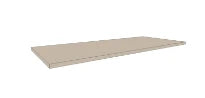 Procasa Klaire top - HPL plan vasque 1000 x 460 x 18 mm - sans découpe - soft