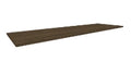 Procasa Klaire top - HPL plan vasque 1500 x 460 x 18 mm - sans découpe - walnut