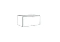Procasa Klaire 39 - sous meuble lavabo avec 1 tirroir 800 x 435 x 390 mm - blanc