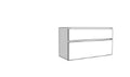 Procasa Klaire 65 - sous meuble lavabo avec 2 tirroirs 1200 x 435 x 650 mm - découpe central - blanc