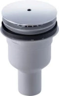 Duravit bonde receveur chrome diametre 90 sortie verticale