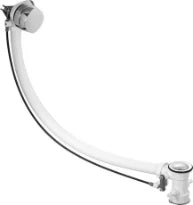 Duravit plus-value vidage cable +tp + syst. remplissage volant quadroval chromé