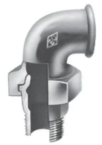 Atusa Galva raccord fileté coudé 90° MF 1/4" , nr98