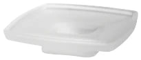 EMCO WSS coupelle pour porte-savon, verre de cristal satiné, (S0530)