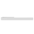 Procasa porte-serviette pour Savenne 606mm - RAL 9016 blanc signalisation mat