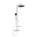 Ideal Standard Alu+ robinet thermostatique set de douche - douche de tête 260 mm - douchette 100 mm - silver