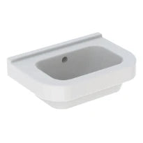 Geberit 300 Basic lave-mains 360 x 250 x 150 mm - blanc - sans trou de robinet - avec trop-plein