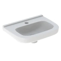 Geberit 300 Basic lave-mains 400 x 295 x 150 mm - blanc KeraTect - avec trou de robinet - sans trop-plein