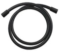 Gessi Ingranaggio Flexible Cromalux avec raccord 1/2” conique, longueur 1,50 m. Noir XL