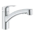 Grohe Eurosmart 2021 mitigeur évier douchette ext bec - chromé