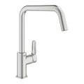 Grohe Eurosmart 2021 mitigeur évier bec - supersteel