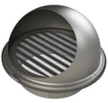 Egeda SUS grille externe ventilation convexe inox 200 mm - doublé de gaze de moustique (seulement ventilation naturelle)