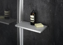 Huppe AC Select+ Tablette argent mat