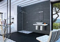 Huppe SD Xtensa carré Walk In 140-160/G H:2000 Quer Black Edition Verre clair