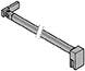 HUPPE AC equerre d angle carree 6-8MM 500MM (mur/verre) Renfort de stabilisati