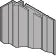 HUPPE AC Profilé d angle intérieur pour HÜPPE Select + 2550 argenté brillant