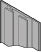 Huppe Select+ AC Profilé de raccordement pour Huppe Select + 2550 Black Edition