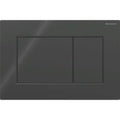 Geberit Sigma 01 Plaque de commande pour rinçage à 2 volumes, carré: Noir