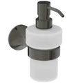Ideal Standard La Dolce Vita distributeur de savon verre blanc - Gun Metal