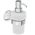 Ideal Standard La Dolce Vita distributeur de savon verre blanc - Chroom