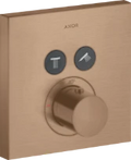 Axor Showerselect thermostat encastré set de finition carré 170 MM - 170 MM  Or rouge brossé pour 2 systèmes