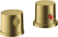 SET DE FINITION AXOR UNO 2 brushed brass