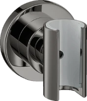 PORTE-DOUCHE AXOR CITTERIO polished black chrome