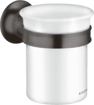 PORTE VERRE AXOR MONTREUX brushed black chrome