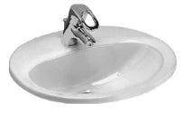 Villeroy & Boch Saval Pro lavabo encastré 530 x 435 mm - blanc - avec trou de robinet - avec trop-plein