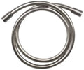 Gessi Technical Accessories Ingranaggio Flexible Cromalux avec raccord 1/2” conique, longueur 1,50 m. Finox nickel brossé