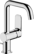 Hansa Hansabasic mitigeur lavabo avec levier latéral - avec clic-clac - chromé