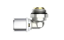 RIIFO Multi coude à sertir en laiton 90° rotatif avec joint torique (union) MF 26 x G4/4 M