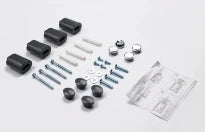 Procasa Caldo/Calore Rondo kit de montage pour radiateur - réglable - 60-85mm - gris
