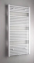 Procasa Caldo Rondo sèche-serviette à tubes ronds - 1200x400mm - 438W - raccordement en bas - RAL9016 blanc signalisation