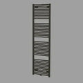 Procasa Caldo Rondo sèche-serviette à tubes ronds - 1800x600mm - 990W - raccordement en bas - noir mat