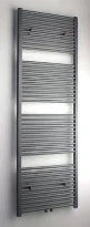 Procasa Caldo Rondo sèche-serviette à tubes ronds - 1800x600mm - 990W - raccordement en bas - gris mat