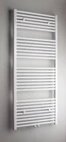 Procasa Caldo Rondo sèche-serviette à tubes ronds - 1400x500mm - 628W - raccordement en bas - RAL9016 blanc signalisation