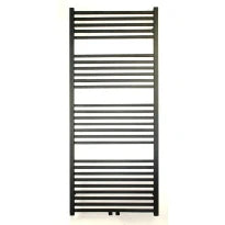 Procasa Caldo Squaro sèche-serviette à tubes carrés - 1400x600mm - 744W - raccordement en bas - gris mat