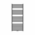 Procasa Caldo Squaro sèche-serviette à tubes carrés - 1400x600mm - 744W - raccordement en bas - noir mat