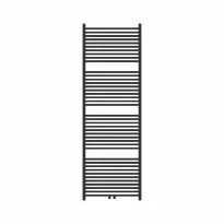 Procasa Caldo Squaro sèche-serviette à tubes carrés - 1800x600mm - 1095W - raccordement en bas - noir mat