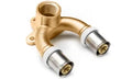 RIIFO Multi culasse à sertir en laiton en U, FF 26 x 1/2 F x 20 - xx mm