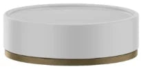 GESSI Inciso Accessories Porte-savon à poser blanc. Antique Laiton