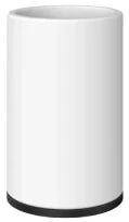 GESSI Inciso Accessories Porte-verre à poser blanc. Noir XL