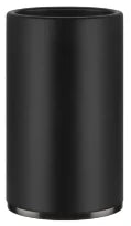GESSI Inciso Accessories Porte-verre à poser noir. Black Metal Brossé PVD