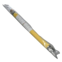 GSA Gasflex inox flexible gaz MF 4/4 x 4/4 - 750 mm - approuvé ARGB - avec gaine jaune