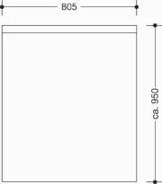 HEWI rideau pour tringle et rideau douche ,blanc/argnt