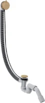 Hansgrohe Axor Flexaplus S set complet garniture de vidage et trop-plein pour baignoire spéciale - Brushed Bronze