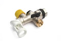 ProOne groupe de sécurité orientable MF EK3/4 x 3/4 - avec 1 raccord anti-électrolyse - siège teflon - jaune