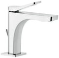 GESSI Rilievo Mitigeur lavabo, avec vidage et flexibles de raccordement. Cartouche Ø25 mm chromé