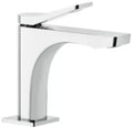GESSI Rilievo Mitigeur lavabo, sans vidage, avec flexibles de raccordement. Cartouche Ø25 mm chromé